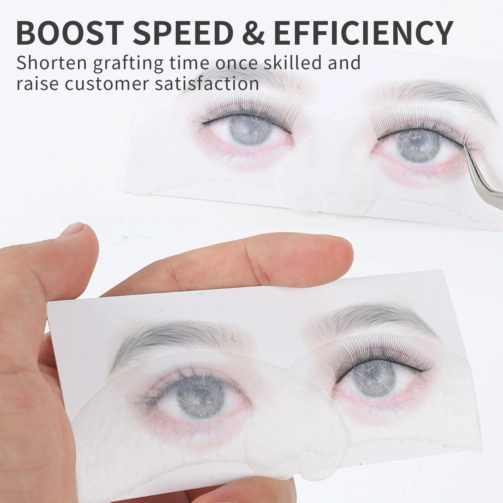 การ์ดฝึกต่อขนตา 10 ชิ้น - Eyelash Extension Menu บทวิจารณ์และราคา