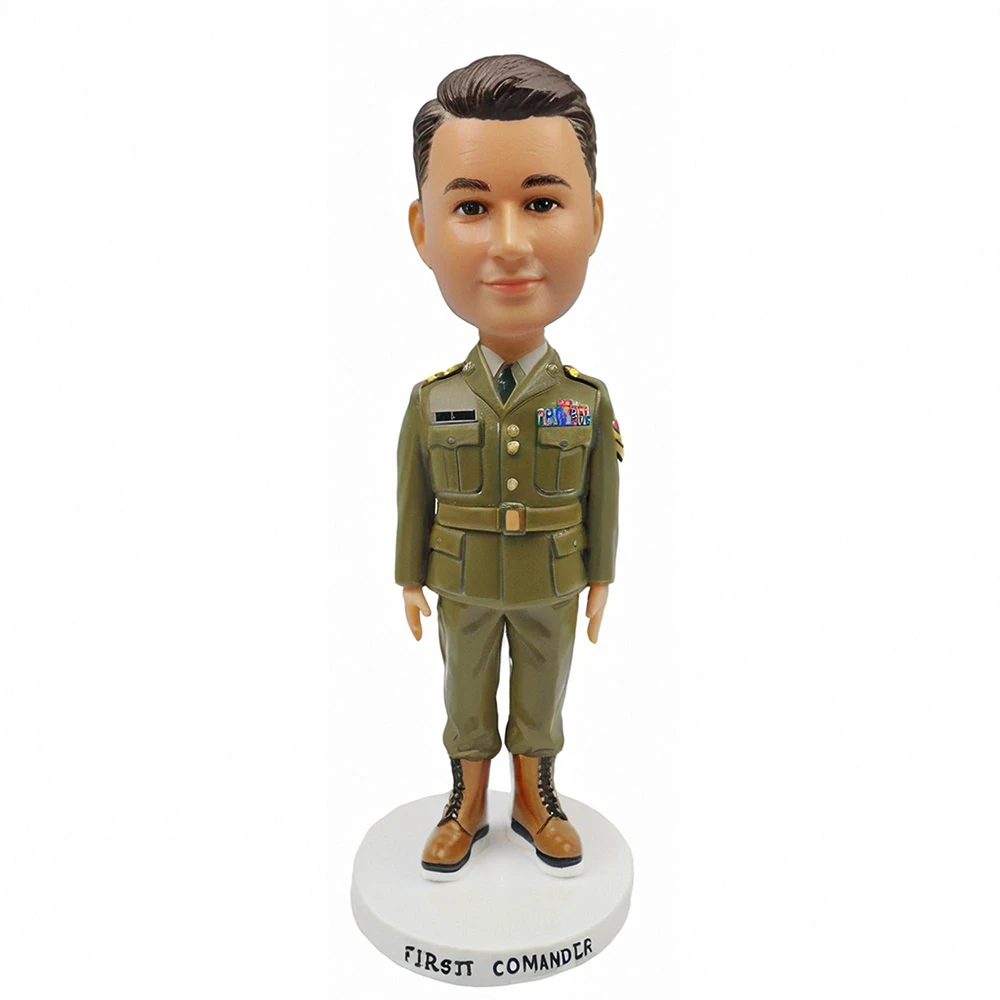 

Military Figurine Personalized Veteran Bobblehead Gifts for Soldiers Collectible Bobblehead for Military Fans
