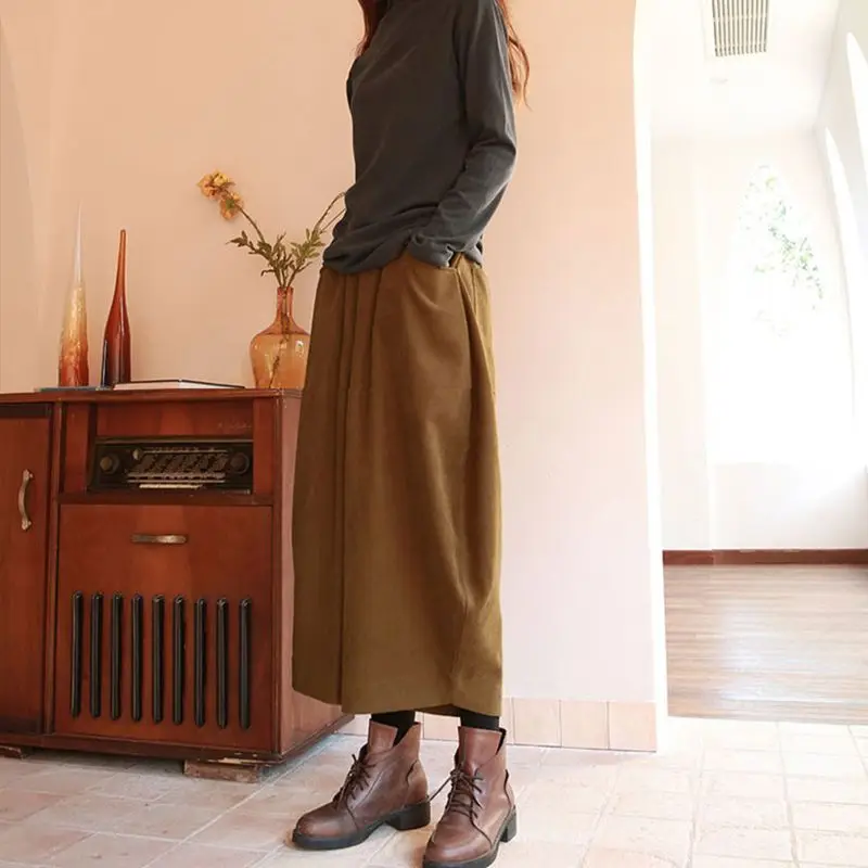 Women's Autumn Spring Pants Harem Pants Elastic Waist Harem Pants Melade Simple Comfortable Casual New Niche Versatile Skinny