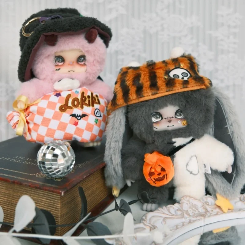 

Lokiki Trick Or Treat Хэллоуин слепые коробки новые в наличии плюшевые игрушки фигурки сумка кулон съемная одежда подарок на Хэллоуин