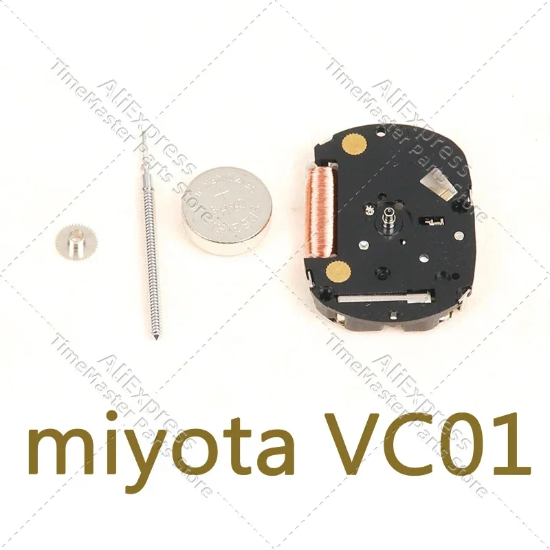 Quartz Movement Japan MIYOTA VC01 3 Hands With Battery Watch Accessories Replacement Watch Zero Tools