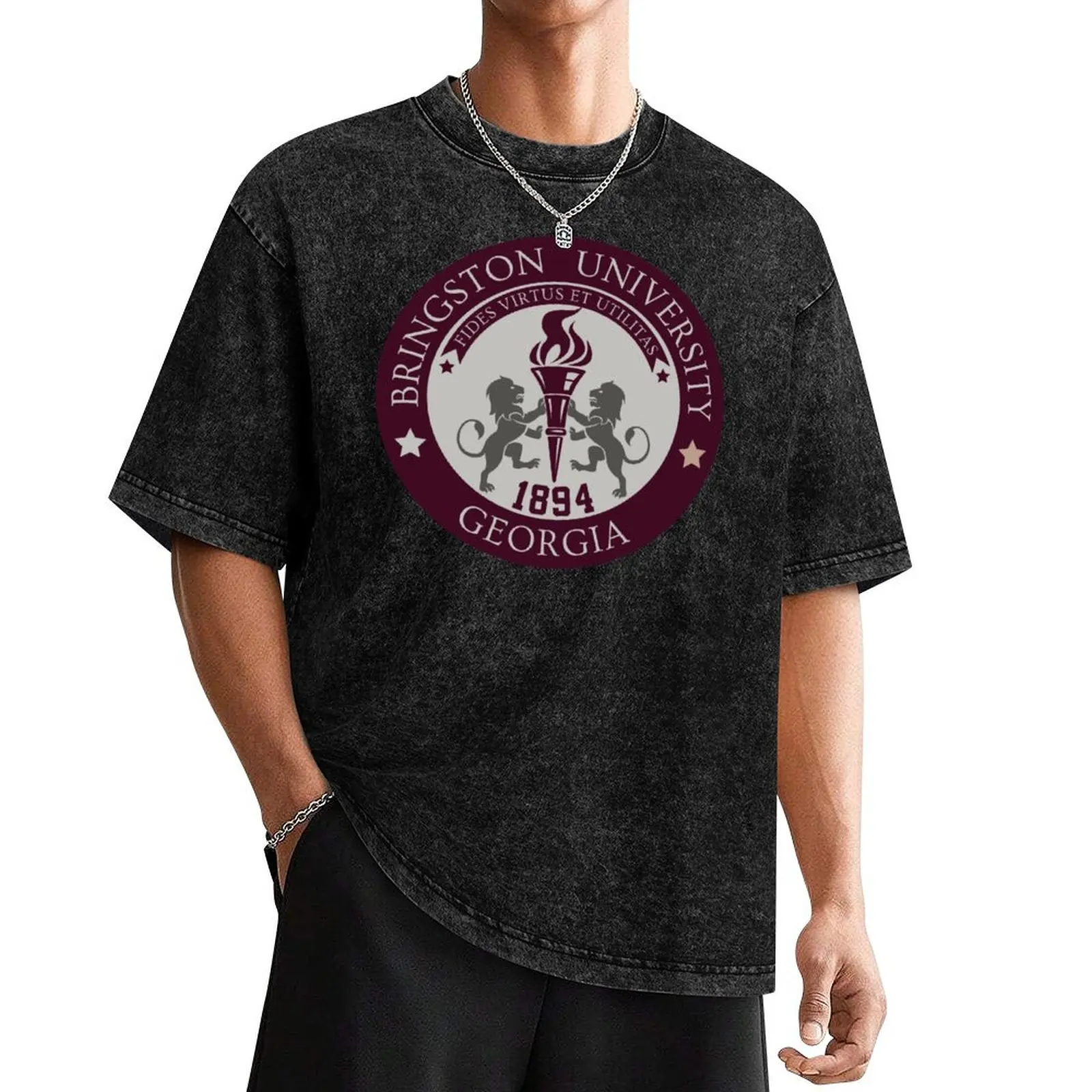 

All American Bringston university atlanta georgia shirt T-Shirt anime shirt plus size clothes fitted t shirts for men