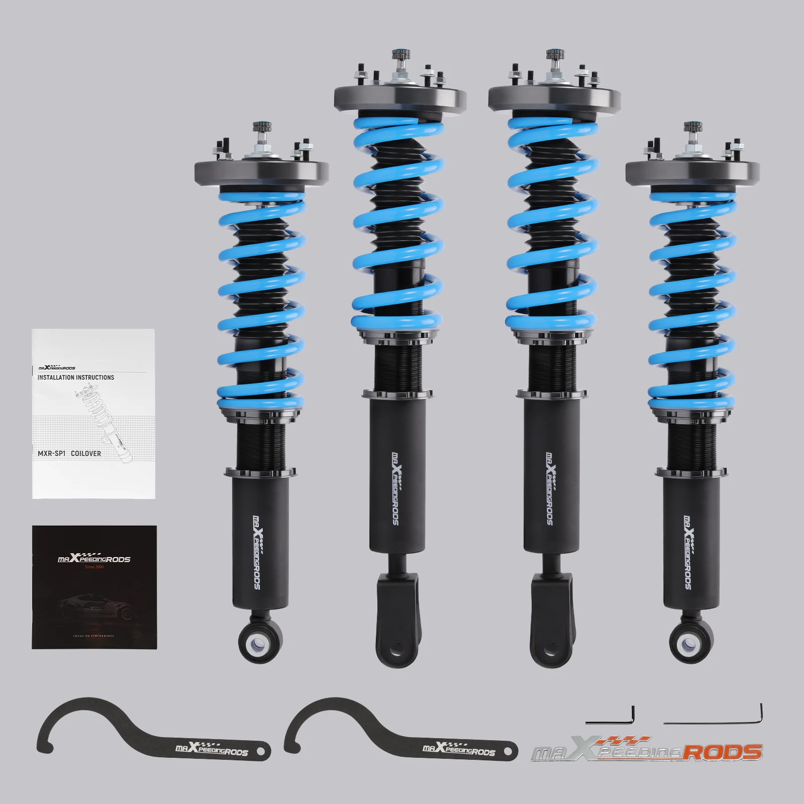 Air Suspension Strut Conversion Kit For Jaguar XJ8 X350 X358 2004-2009 T6  Coilovers Suspension Struts