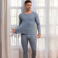 New Cashmere Silk Velvet Thermal Underwear Men's and Women's Set No Trace Heating Warm Jacket Base Sweater Autumn and Winter