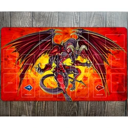 Yu-gi-oh roter Drache Archfiend Spiel matte Spielkarte Pad Ygo Matte kmc tcg Yugioh Tisch Schreibtisch matte-261