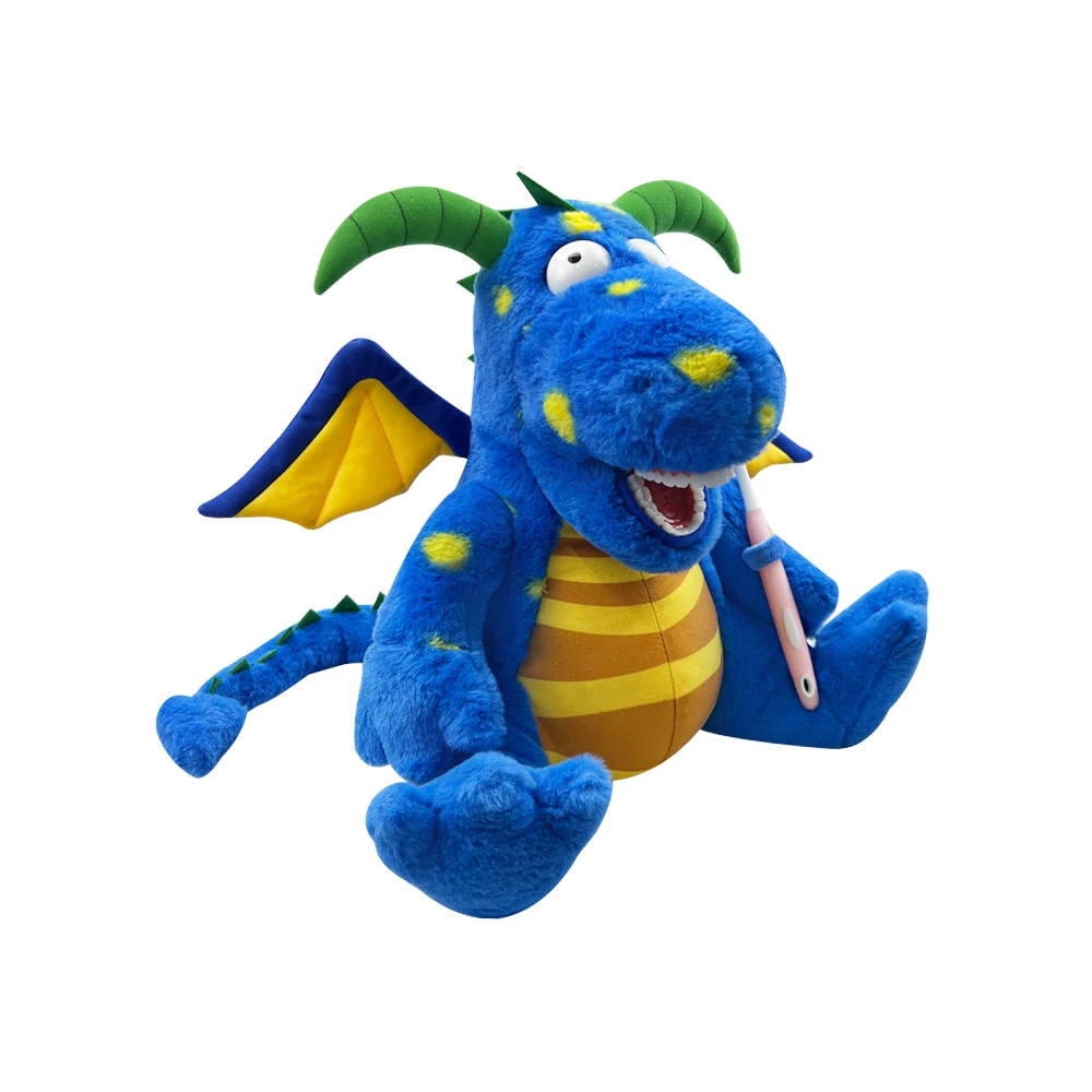

Dinosaur Dental Plush Toys With Teeth Model Toothbrush Brushing Tooth Educational Dolls Animals Stuffed Doll Dentistry Gift