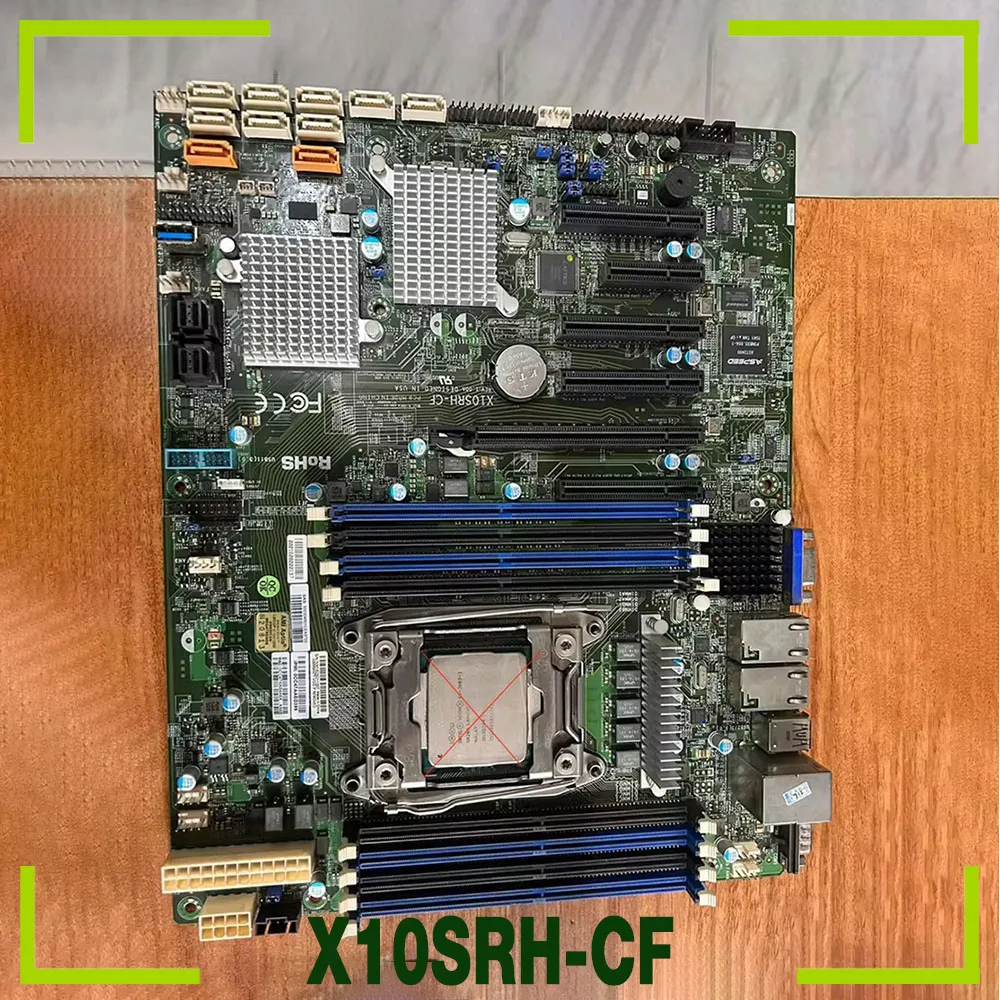 X10SRH-CF For Supermicro Server Motherboard LGA2011 DDR4 ECC E5-1600/2600 V3/V4 Family Processor