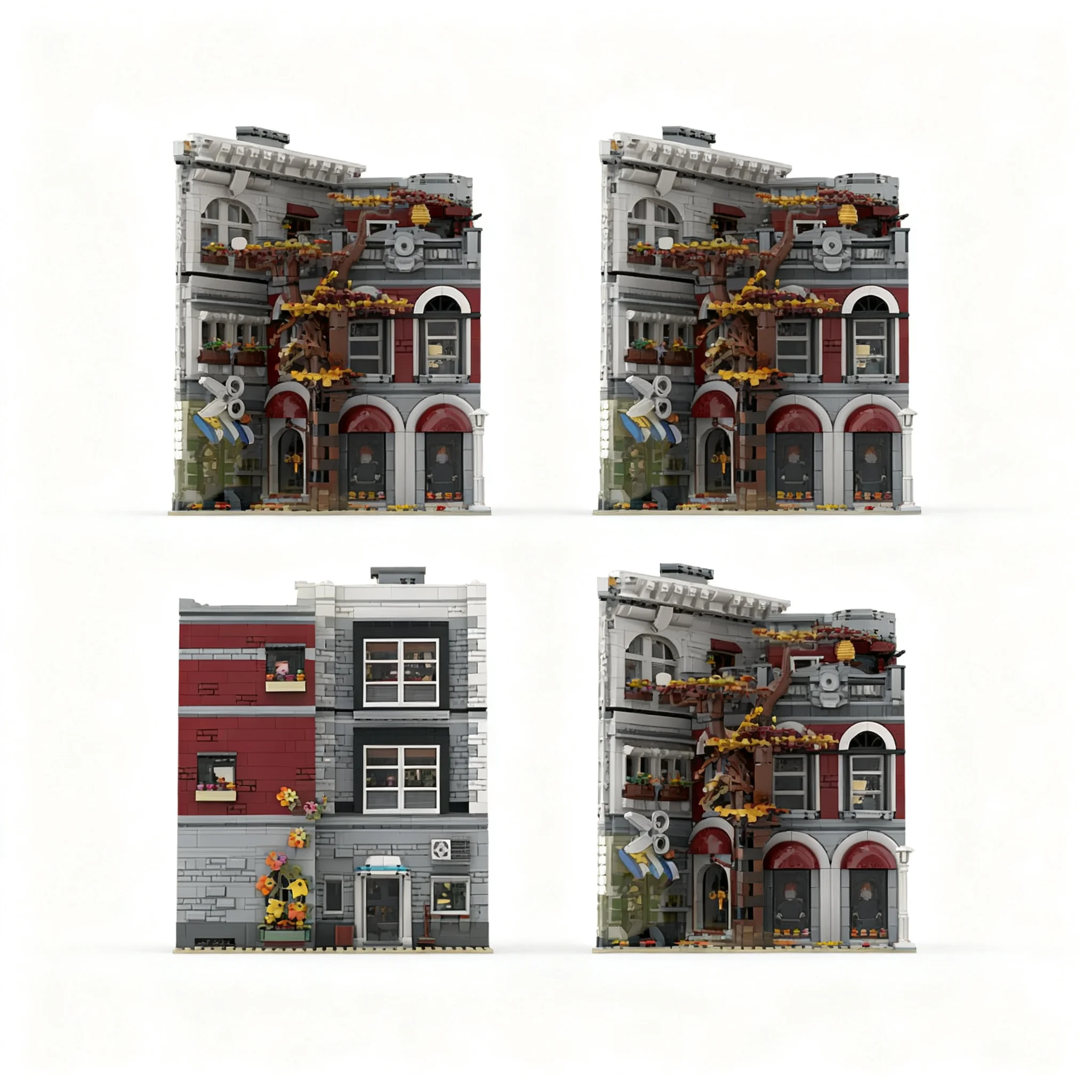3790pcs MOC Modular Buildings Straight Guy Makeover Studio Model Building Blocks Christmas Gift Creative Collectible Living Room