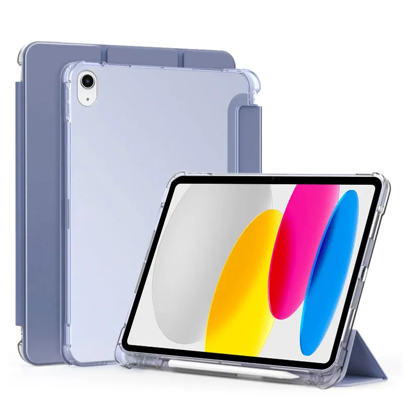 

Smart Case For iPad 11 10.9inch 2022 2025 10th 11th Generation A2696 A2757 A3354 A3356 A3355 A16 11" with Pencil Holder Cover