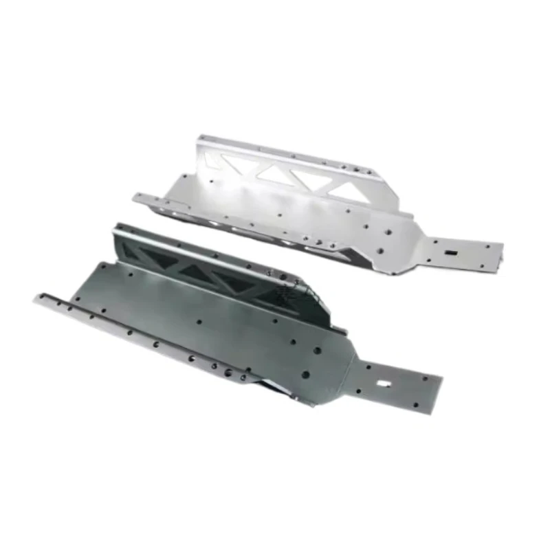

BAJA 5B 5T Main Chassis Frame, Aluminum Alloy, Silver, Gray, and Orange colors, 65001 Universal RC Upgrade Parts