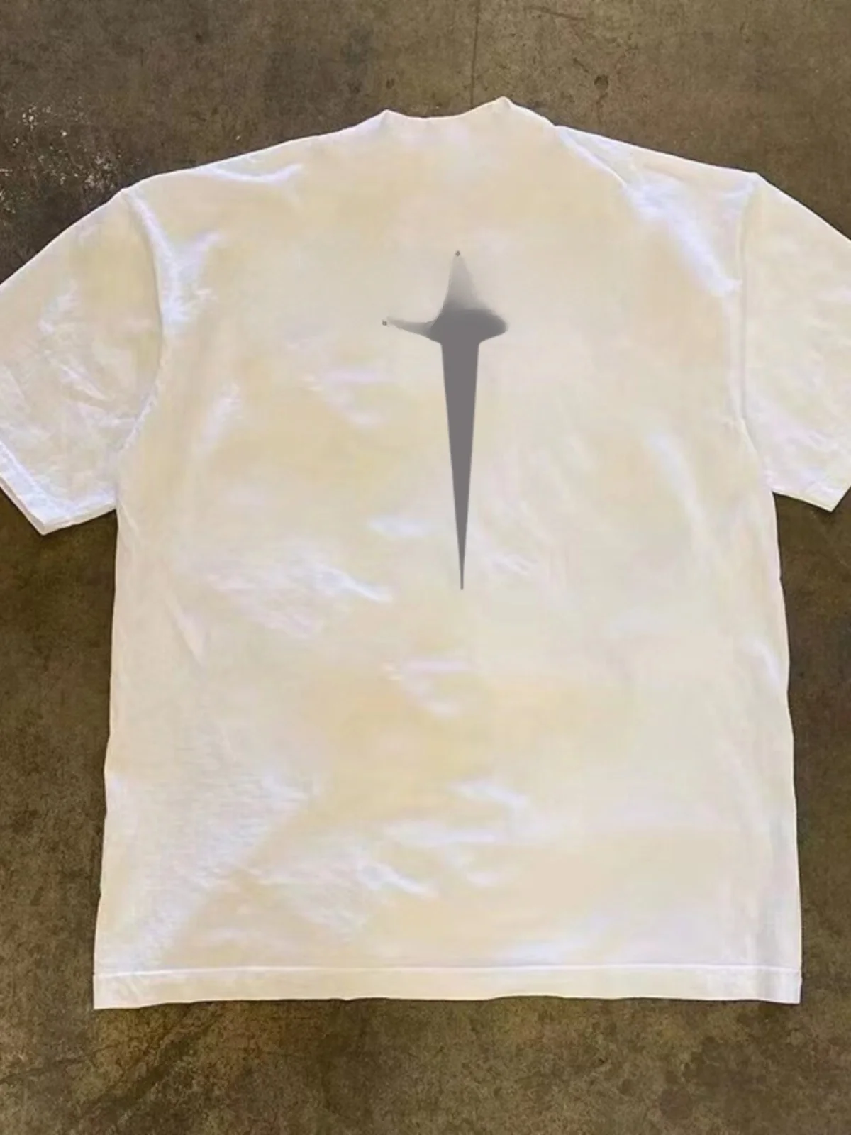 adonis-heavyweight-non-lightweight-ort-sve-t-irt-cotton-round-ne-american-trend-cross-print-men's-summer-pure-cotton