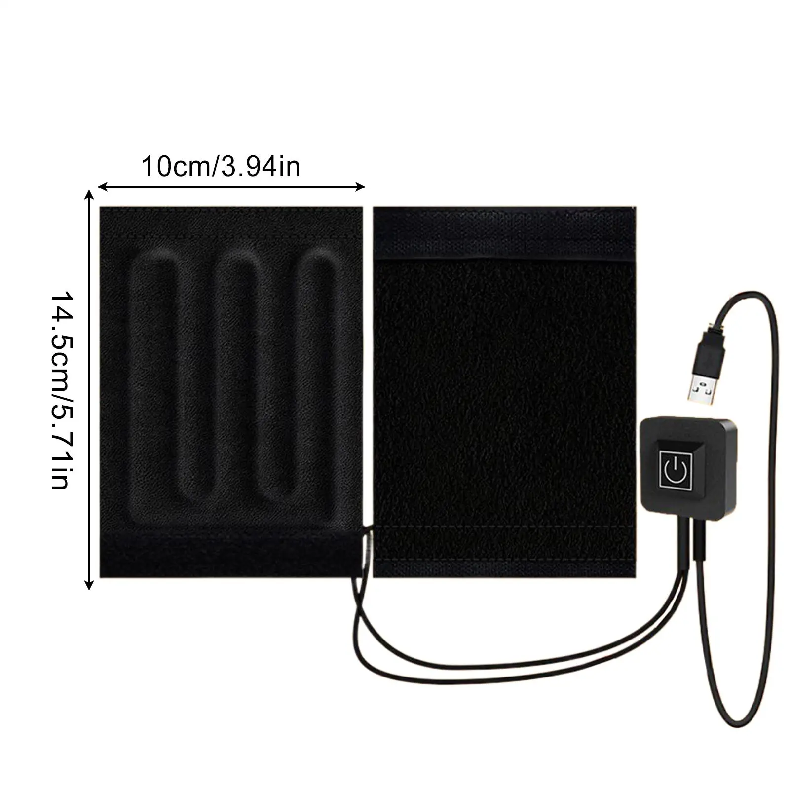 Heated Motorcycle Grips USB Powered Winter Cycling Hand Heater Motorcycle Heated Grips Cover for Winter Cold Weather Scooter view 5