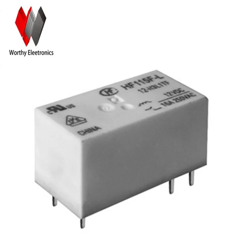 

Free shiping wholesale 10pcs/lot relay HF115F-L-12-H3L1TF