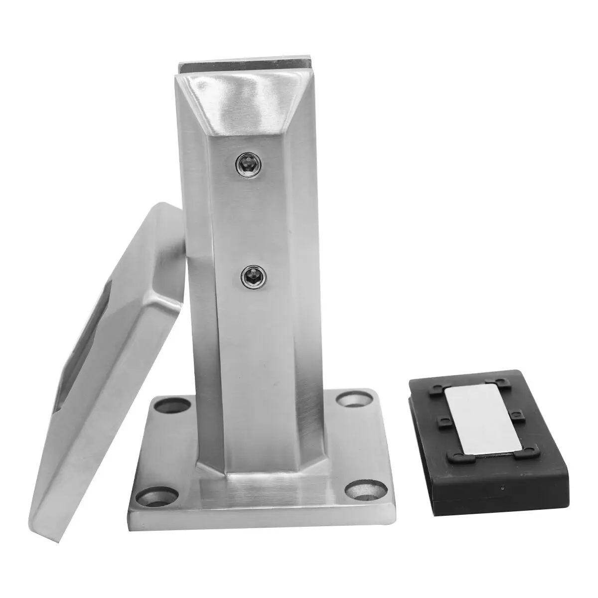 Factory Direct Stainless Steel Matt Black Glass Spigot for Glass Pool Fencing Glass Handrail Railings