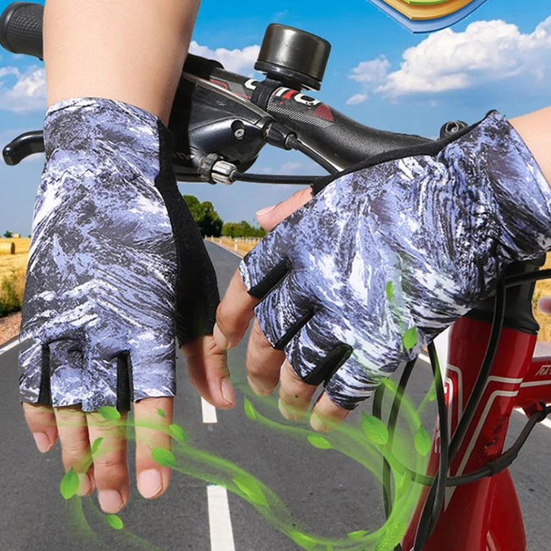 

Рыболовные перчатки без пальцев, противоскользящие, износостойкие, летние уличные дышащие перчатки, спортивные перчатки для велоспорта, одежда для рыбалки