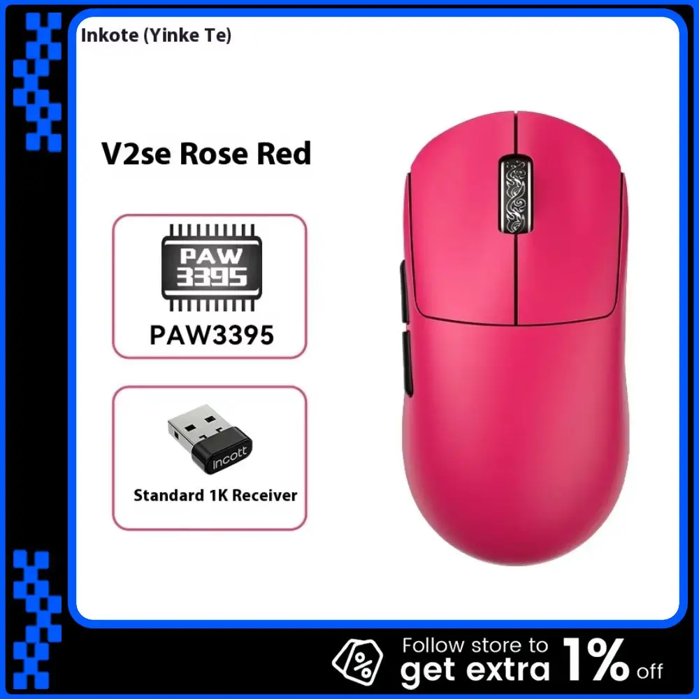 

Мышь Incott G23 V2 Se/Pro, три режима, 8K, беспроводная игровая мышь с горячей заменой, индивидуальные эргономичные аксессуары для ПК, геймеров, мышь, подарки