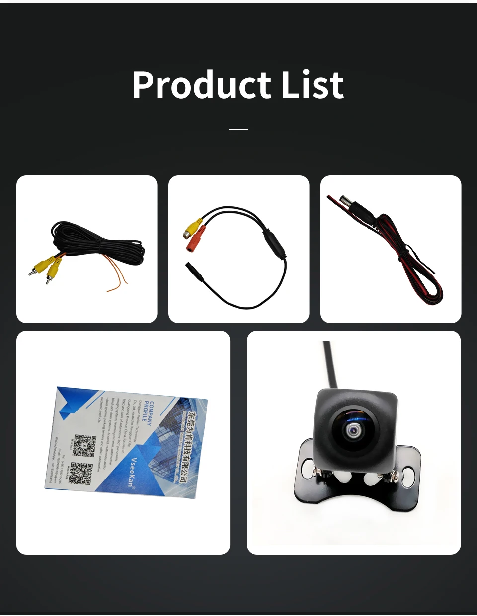 1/2/5/10 Stück AHD 1080P 720P CVBS Auto-Rückfahrkamera 170° ° Weitwinkel-Kamera für automatisches Einparken mit dynamischer Trajektorie und HD-Nachtsicht – Detail 10