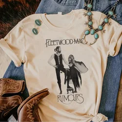 Rumours Fleetwood Mac t shirt women summer t-shirts female comic y2k clothes