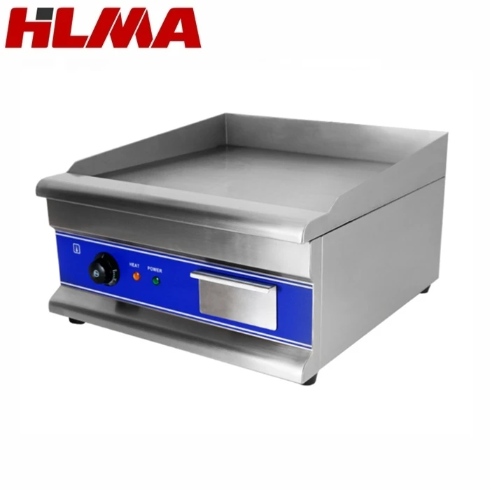 High Quality Commercial 12mm Thick Flat Board Electric Grill With Factory Price