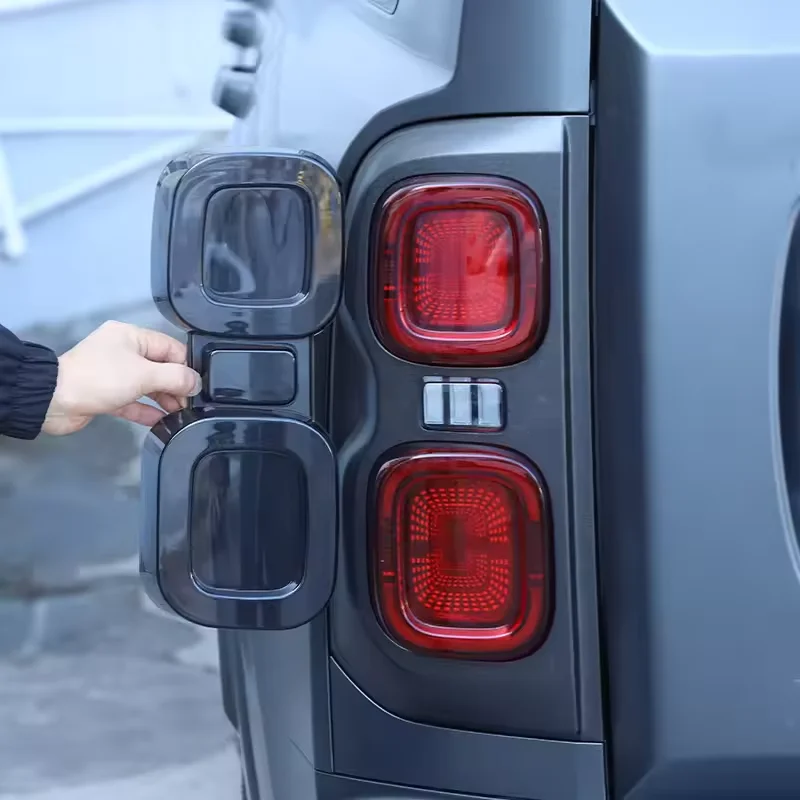 

Car Tail Light Cover for Great Wall Haval H9 2024 2025 Smoked Black Taillight Protective Cover Auto Exterior Accessories