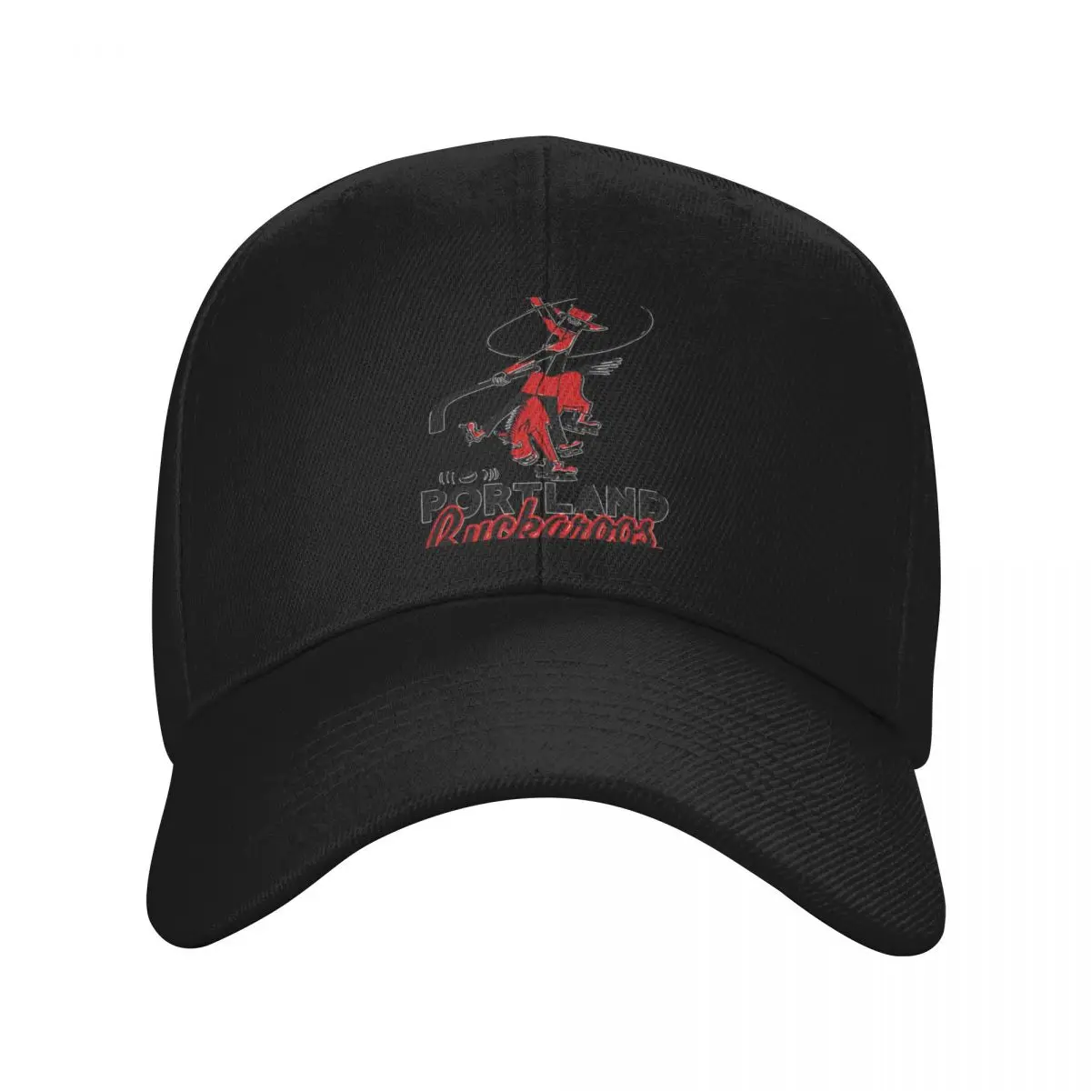 Defunct Portland Buckaroos Hockey Baseball Cap hard hat Hat Beach Wild Ball Hat tea Woman Men's