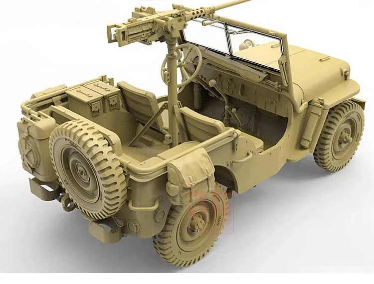 Plastic Model Tank  Assembled Model Kit 1/35 Scale VS-011 Willys MB military vehicle MENG DIY Toy Collection Gift