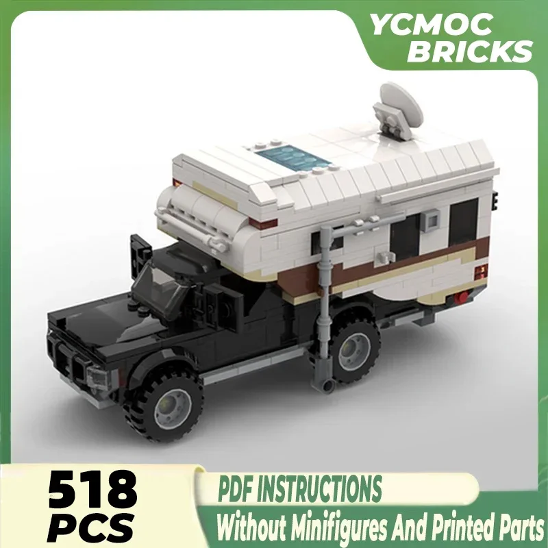 City Car Model Moc Building Bricks Perfect C-10 Classics Camper Technology Modular Blocks Gifts Christmas Toys DIY Sets Assembly