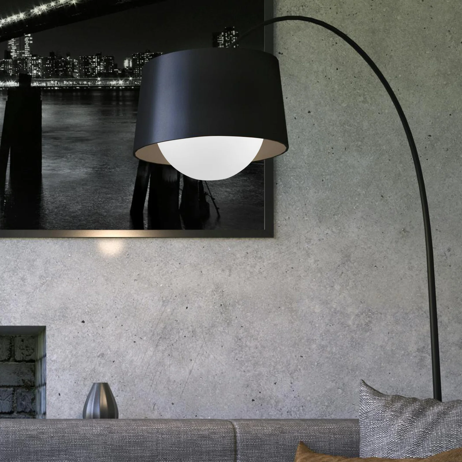 2Pcs Plastic White Mushroom Lampshade Half Circle Dome Cover Replacement for Floor Table Ceiling Lamp Light Fixture Soft Eye