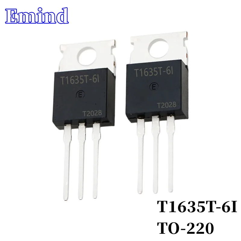 20/50/100/200/500Pcs T1635T-6I Triac 16A/600V TO-220 DIP Thyristor Large Chip