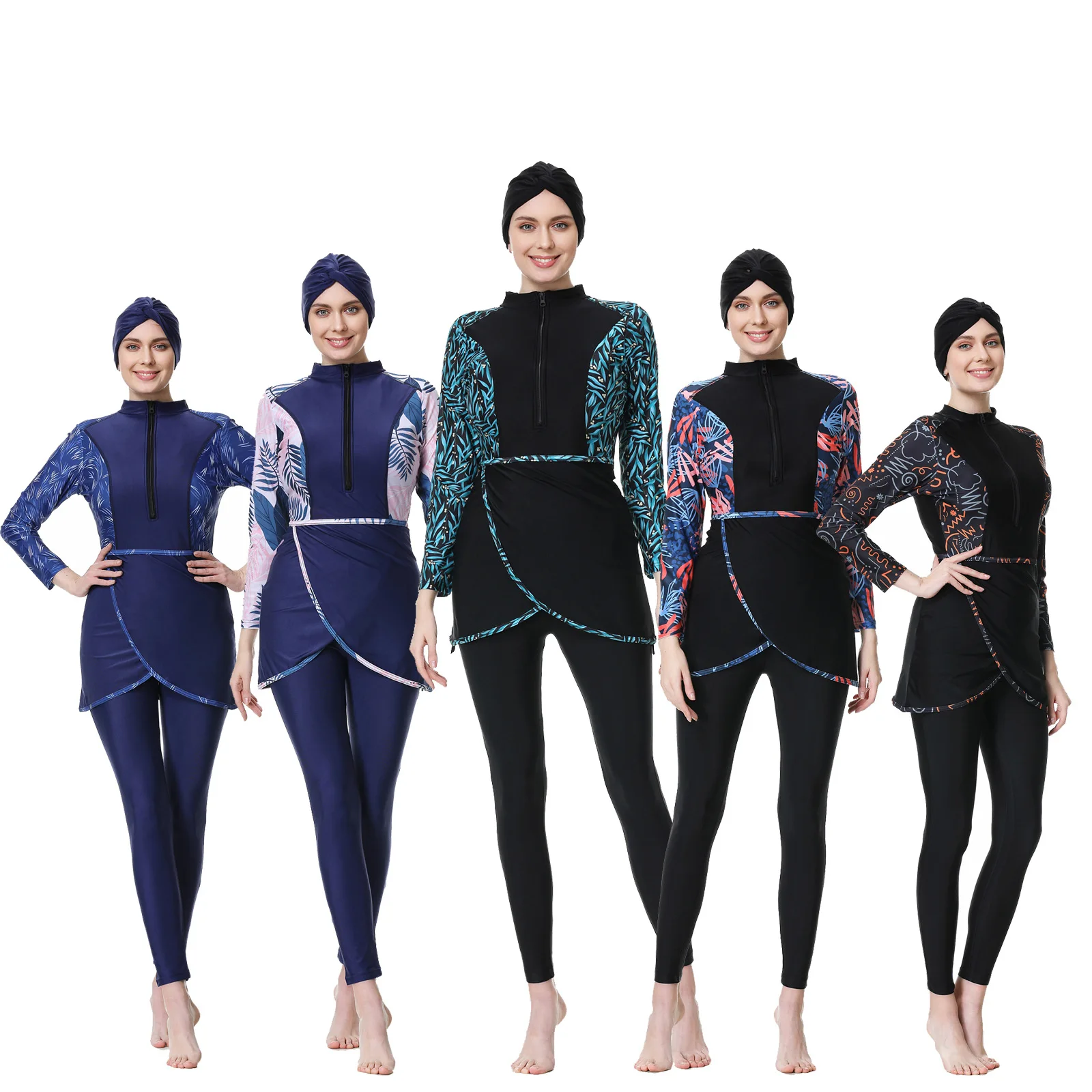 

Мусульманский купальник, скромный купальник Burkini, женский купальник с длинными рукавами