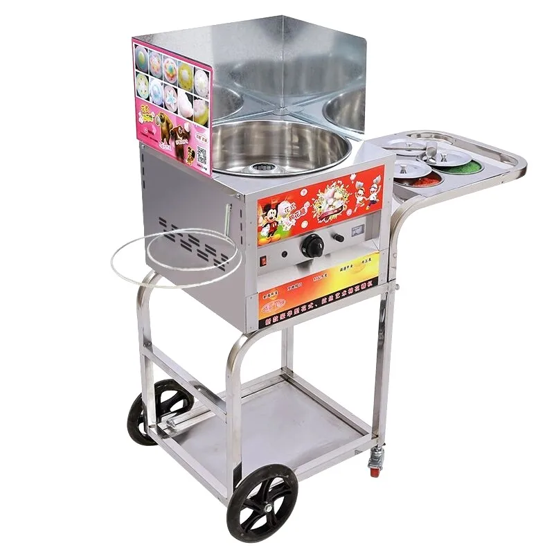 

Commercial cart type marshmallow machine Fancy brushed marshmallow machine for stall
