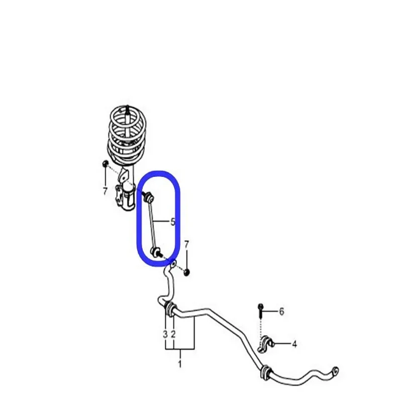 NBJKATO Brand New Genuine Front Stabilizer Bar Link 4475034000 For Ssangyong Korando