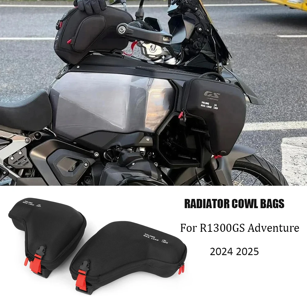 

Водонепроницаемые сумки-чехлы для радиатора (левая и правая) для мотоциклов BMW R1300GS Adventure R 1300 GSA R1300 GS ADV 2025-