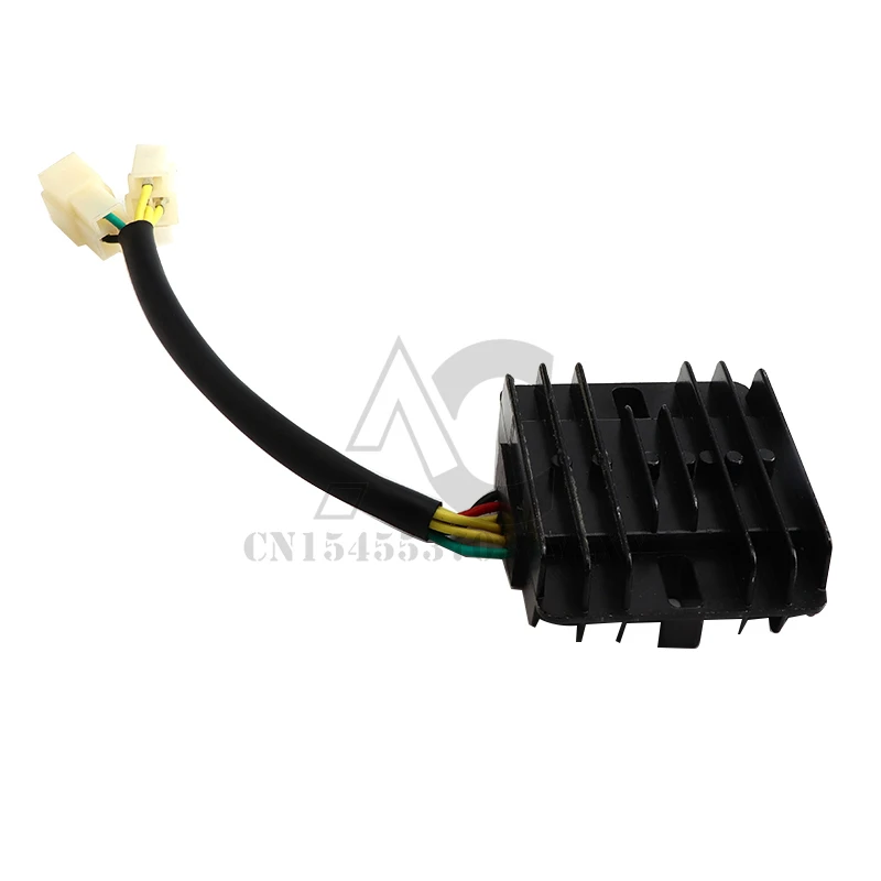 Performance 12V 6 Wires 6 cables DC Black Voltage Regulator Rectifier For GY6 150cc 200cc 250cc ATV Quad Go Kart Motorcycle