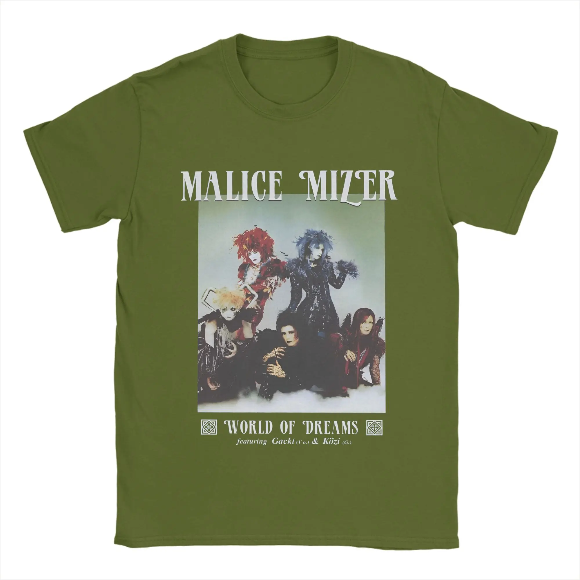 Malice Mizer Men T Shirt Japanese Rock Band Crazy Tees Short