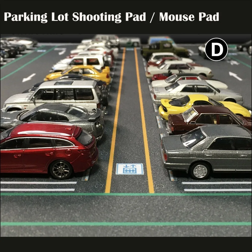 1/64 Mini Garage Display Mat - Scale Model Parking Mouse Pad desk accessories tapis de souris alfombrillas gaming