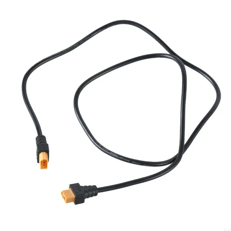 

XT60 Extension Cable 3FT 18AWG Tinned Brass Wire Heavy Duty Power Cord Stable for Models Drones & Solar Applications W8EC