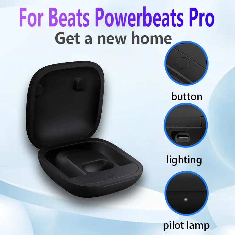 For Beats Powerbeats Pro Charging Case Get A New Home Replacement Wireless Charging Box  Bluetooth Earphone 700mAh Battery