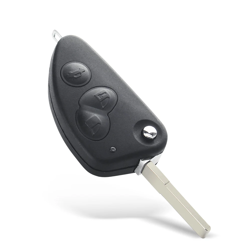 KEYYOU-carcasa para llave de coche, carcasa para mando a distancia sin cortar, hoja SIP22 para Alfa Romeo 147, 156, 166 GT, 2 y 3 botones