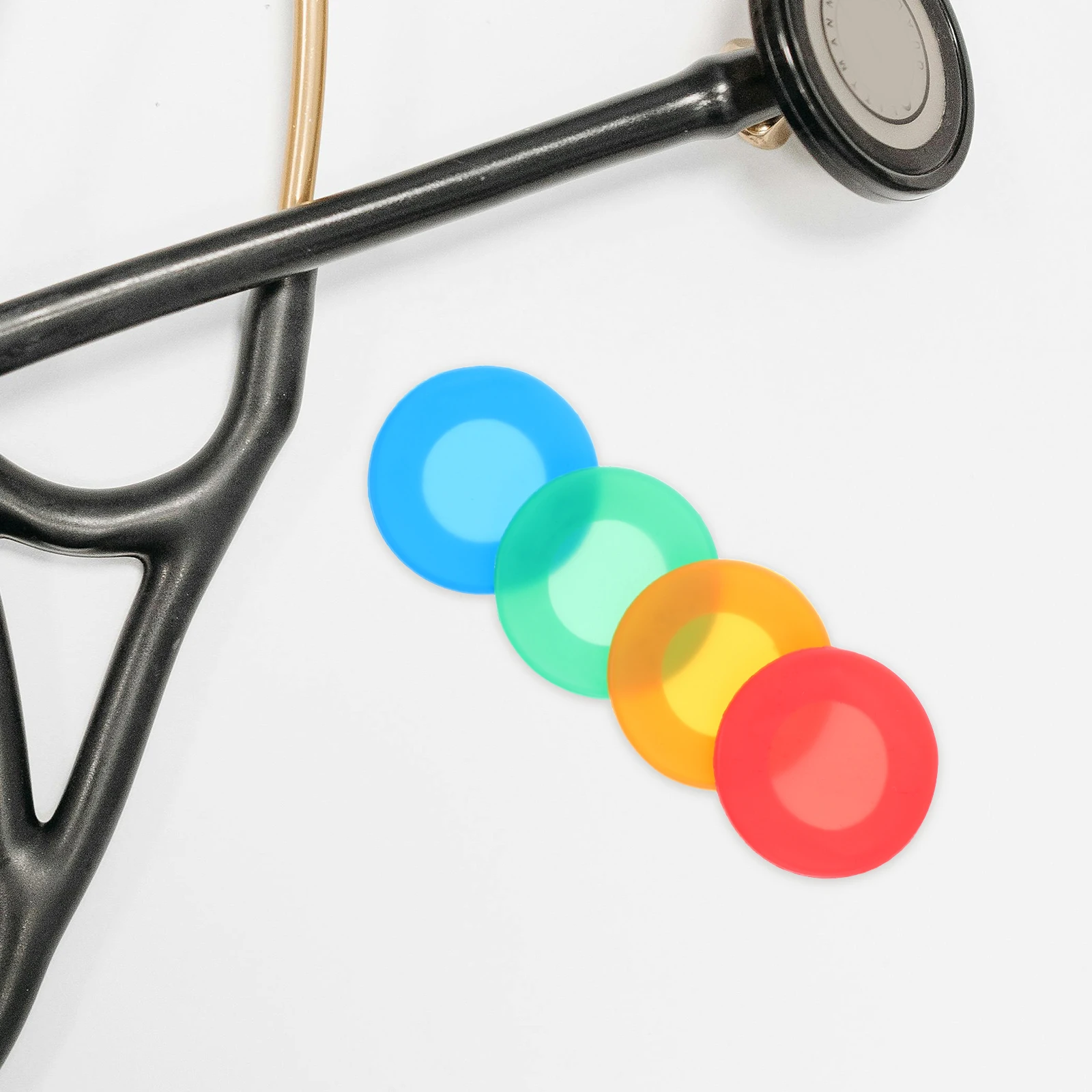 

16Pcs Silicone Stethoscope Head Covers Protective Replacement Cover Reliable Lightweight Stethoscope Accessories