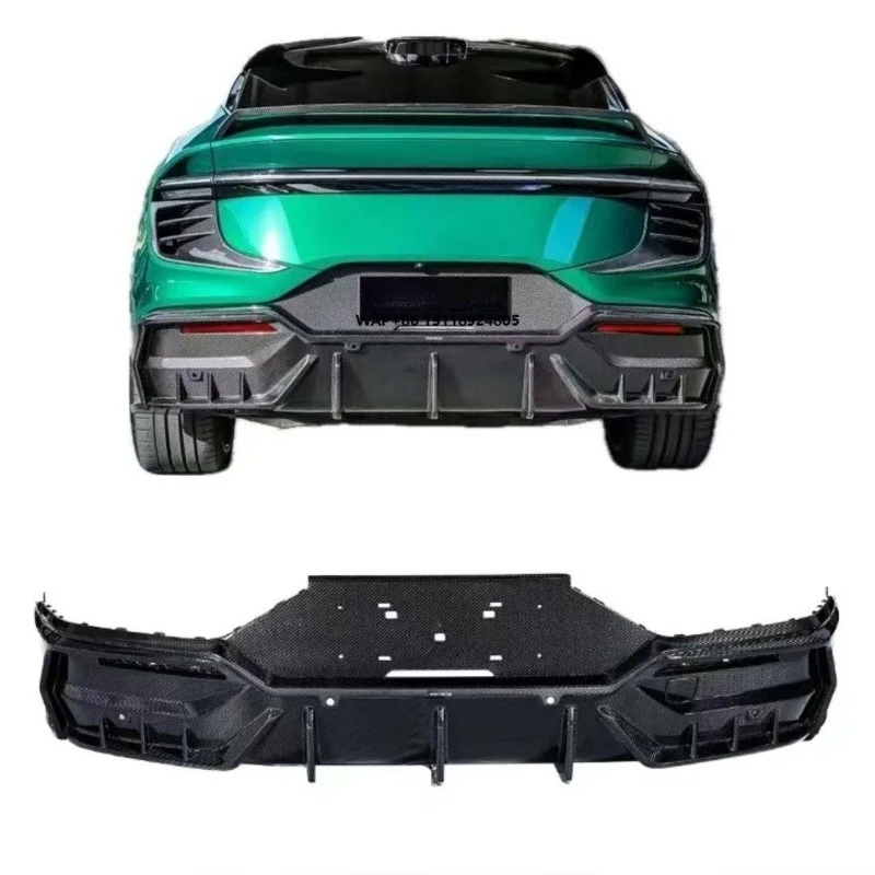 

Сухой комплект кузова из углеродного волокна в стиле PK для Lotus Eletre, передняя губа, боковые юбки, задний диффузор, спойлер, новые автомобильные аксессуары