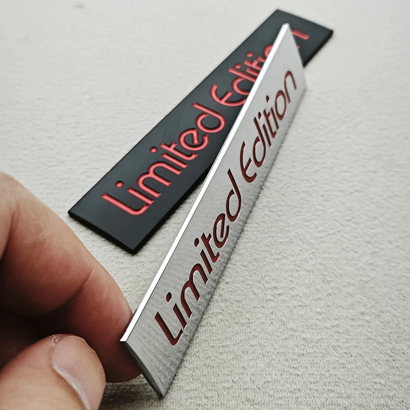 ملصق سيارة معدني ثلاثي الأبعاد إصدار محدود شعار شارة شارة لسيارات BMW Audi VW Honda Opel Toyota Chevrolet Ford Hyundai Accessory #2