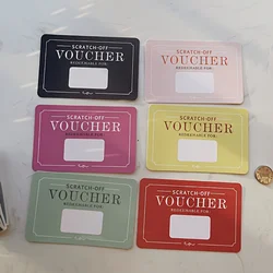 10pcs Scratch-off Vouchers Birthday Gift Love Coupons DIY Valentines Lunchbox Notes Valentine's Day Tickets Love Note Game Cards