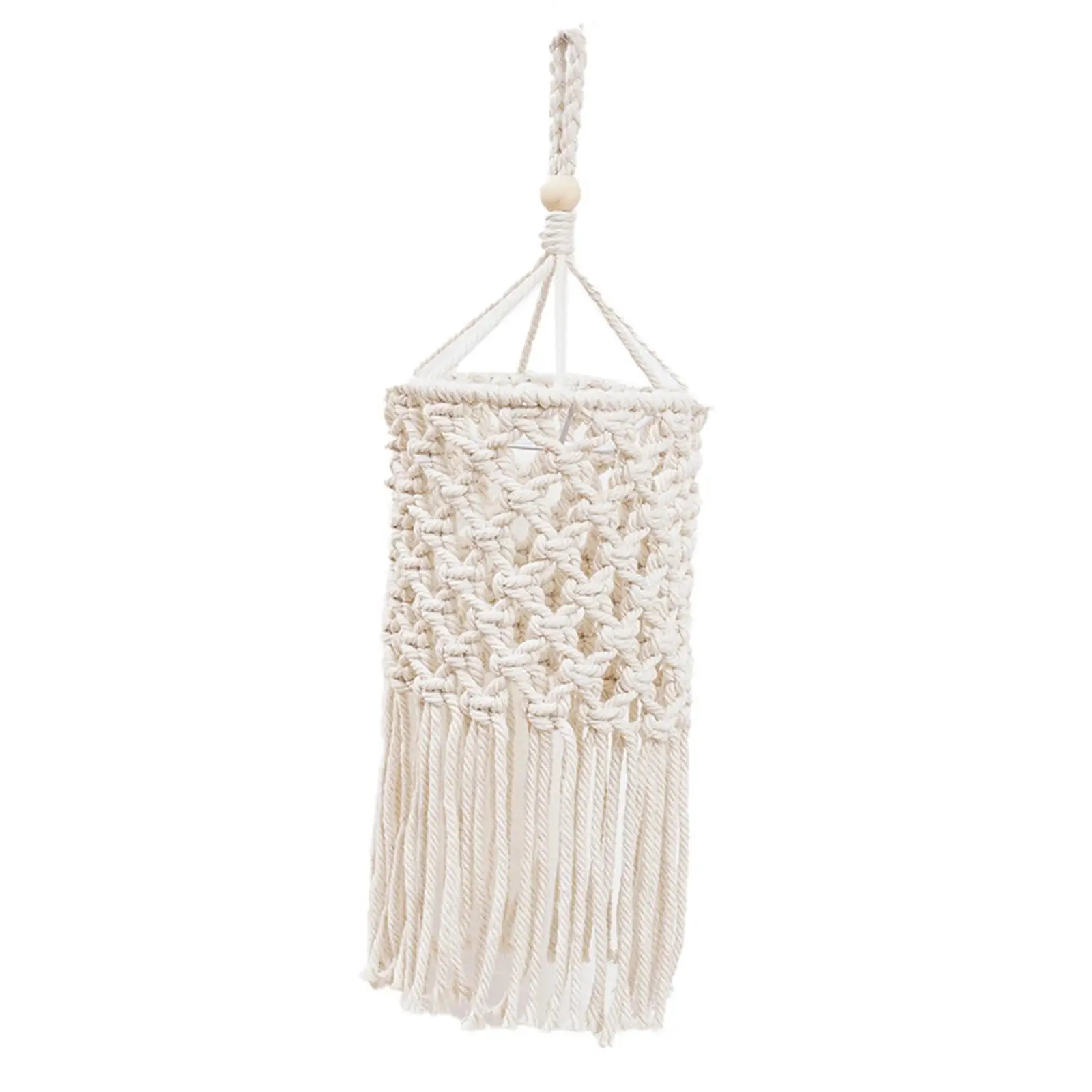 Boho Lamp Shade Modern Tassel Tapestry Macrame Lamp Shade for Living Room Corridor Kitchen Island Wedding Ornament