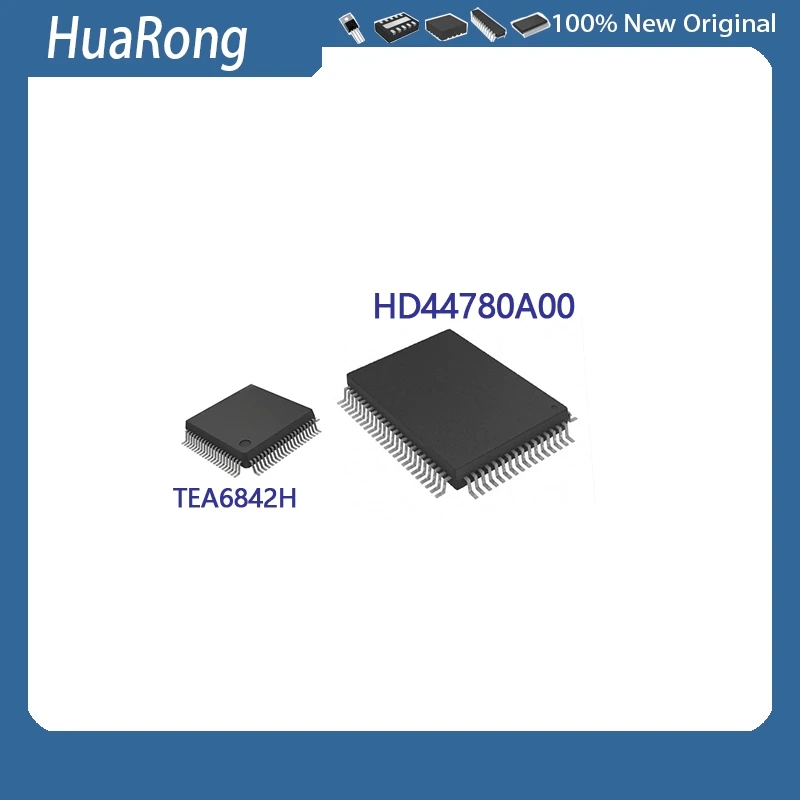 5Pcs/Lot   HD44780A00 HD44780A HD44780  TEA6842 6842  TEA6842H  QFP80