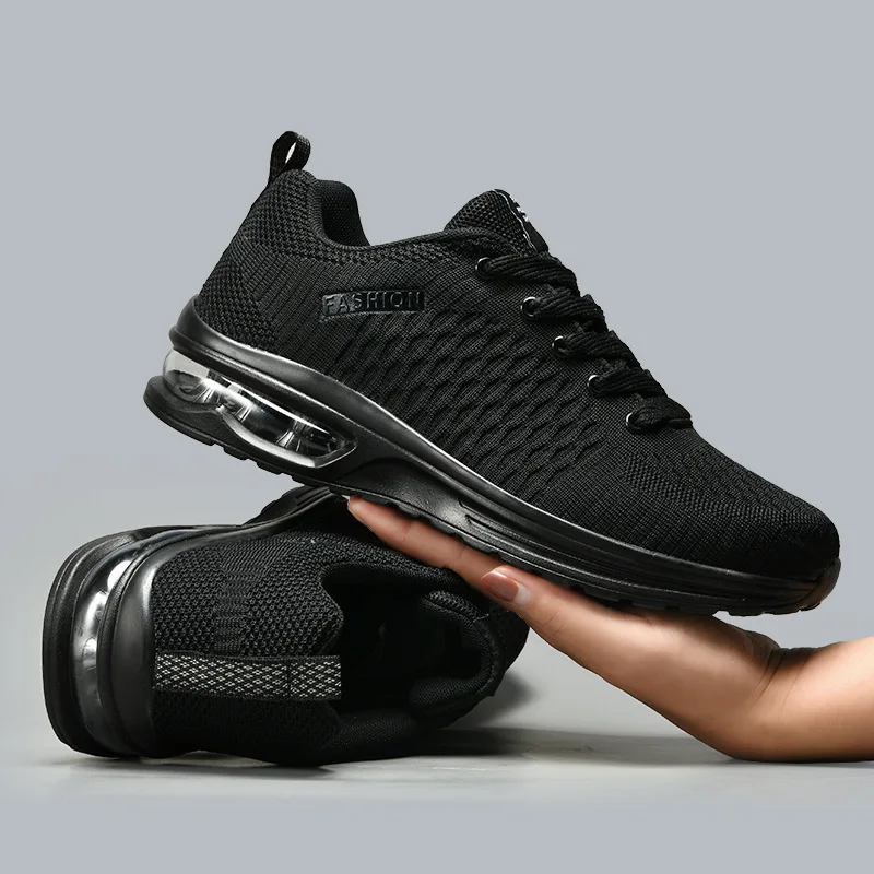 أحذية رجالية كبيرة الحجم 47 أحذية جري رياضية كاجوال شبكية قابلة للتنفس أحذية سفر بنعل ناعم للرجال #1