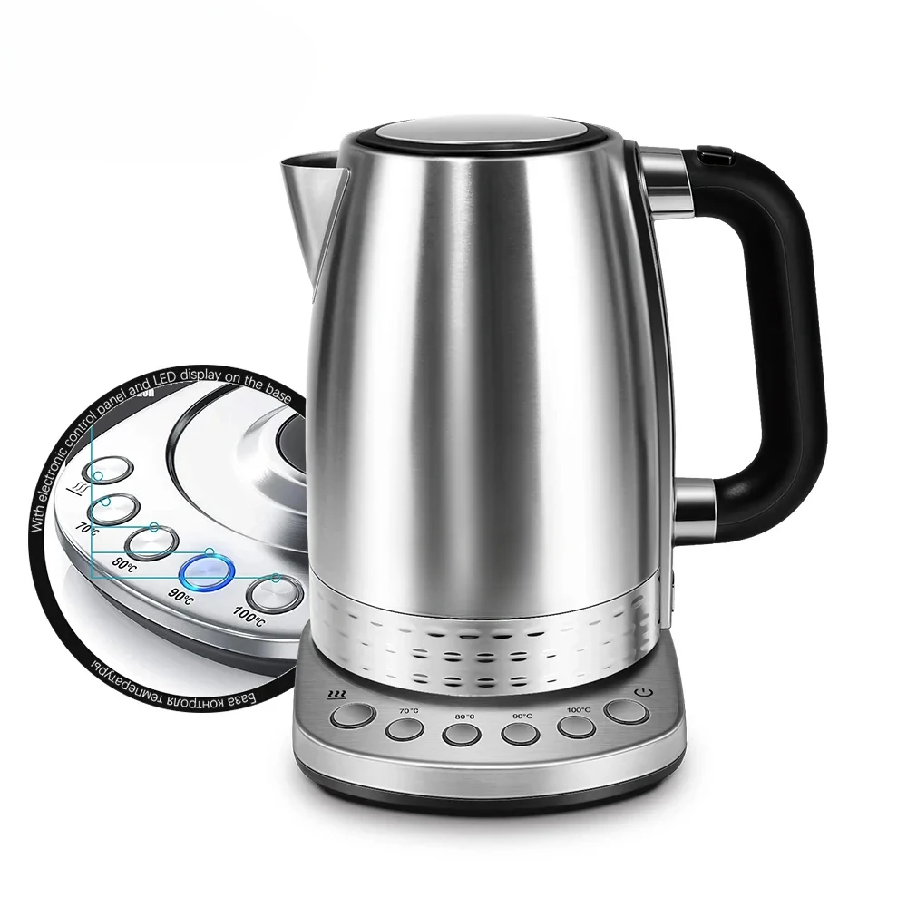 

1.7L Electric Kettle Tea Coffee Thermo Pot Appliances Kitchen Smart Kettle With Temperature Control Keep-Warm Function Sonifer