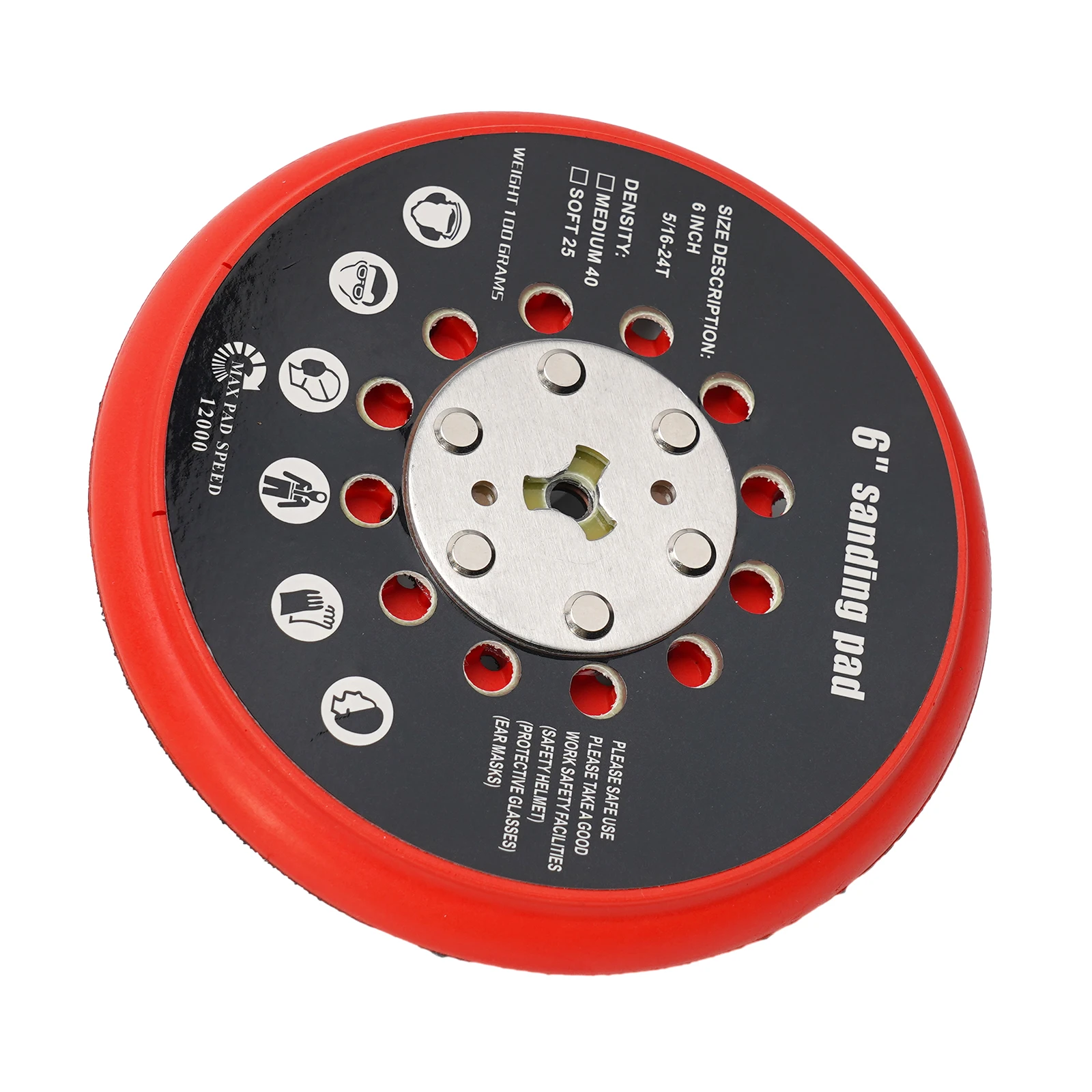 

Power Tool Backing Pad 6inch RSM6046 Replace Sanding Discs Sanding Tools Fir GET75-6N Sander For Quick Backing Pads