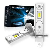 2Pcs LED H1 H7 H4 1:1 Car Headlight Bulb H3 80W 20000Lm White 6000K Mini For Auto Super Bright LED Fog Lights 12V 24V 4300K