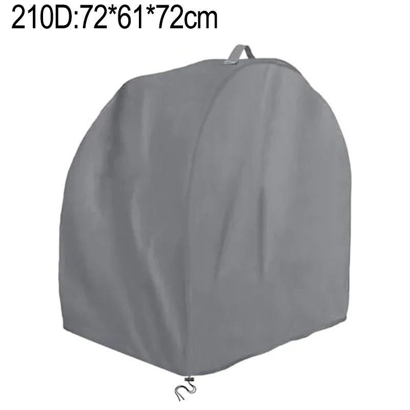 

Outdoor 210D/420D Oxford Cloth Waterproof Table Saw Cover Gray 72*61*72cm Waterproof Dustproof Chaircover Rain Cover Chair